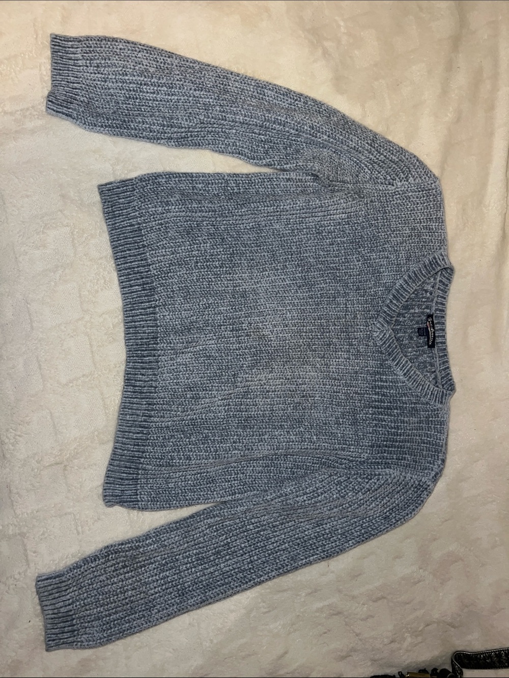 Freshman Women’s Blue Gray Chenille Sweater
